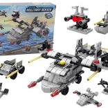 Konstruktionsbausteine Hubschrauber 6-in-1 Heimwerker-Fahrzeugset 117 Teile.