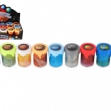 Metallischer Schleim im Becher Sonnensystem