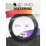 PLA-Filament Pro für 3D-Stift und 3D-Druck – Set 1,75 mm, 15 m (schwarz, gold, silber)