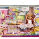 Rainbow High Littles Konditorei mit kleiner Schwester und Küche