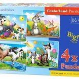 Castorland Puzzle Tiermütter und ihre Jungen