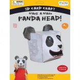 Fiesta Crafts Kreativ-Set 3D Maske Panda