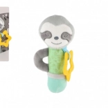 Plüsch-Quietschspielzeug und Beißring Waschbär 17 cm für Babys