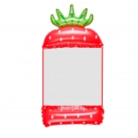 Aufblasbares Wasserschaukelnetz in Form einer Erdbeere