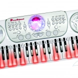 Kinder-Keyboard mit Discokugel und Mikrofon 50 × 21 cm