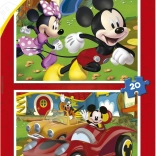 Puzzle MICKEY MOUSE – Freizeitpark 2×20 Teile EDUCA