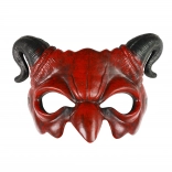 Gummimaske Teufel/Teufelchen für Karneval und Halloween