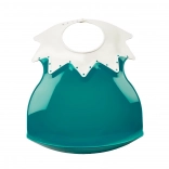 Kunststoff-Lätzchen mit Kragen Deep Peacock