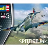 Plastikmodell des Flugzeugs Spitfire Mk.IXC zum Zusammenbauen