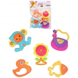 Rassel-Set für Babys, 5 Stk. (8,5 × 10 cm)