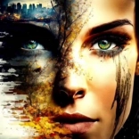 Diamantmalerei – Gesicht der Apokalypse 30 × 40 cm