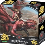 3D-Puzzle Drachenreiter 63 Teile