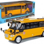 Metall-Schulbus mit Aufzieh-Antrieb