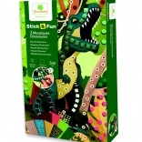 Stick & Fun - kleine Mosaik-Dinosaurier