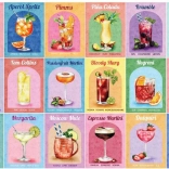 Bunte Cocktail-Puzzle 1000 Teile