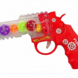 Pistolen mit bunten Lichtern und Geräuschen - Rot