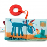 Lilliputiens Textilbuch mit Beißring Bauernhof