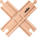 Eisenbahnkreuzung für Holz-Eisenbahnsets