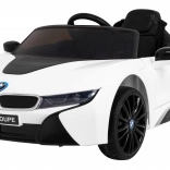 Elektrisches Kinderauto BMW I8 Coupé weiß mit Fernbedienung