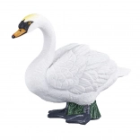 Realistische Kunststofffigur Schwan