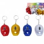 Schlüsselanhänger Mütze mit Flaschenöffner und Licht