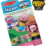 Sticker Wow – Buch und Stempel mit Aufklebern – Eiscreme