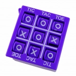 Taschen-Spiel Tic-Tac-Toe 4,5 cm – lila