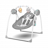 Kinderwippe Ruben grau und türkis