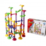 Kugelbahn für Kinder 3+ mit Konstruktionsbauteilen, 105 Teile und 30 Kugeln