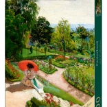 Puzzle 500 Teile – Roter Regenschirm von Józef Mehoffer