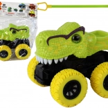 Dinosaurier Monster Truck mit grünen Gummirädern