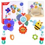 bunter Hänge-Spielbogen für Kinderwagen, Bettchen und Autositz für Babys