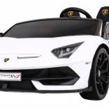Lamborghini SVJ DRIFT pro 2 Kinder Weiß + Drift-Funktion + Fernsteuerung + MP3 LED + Sanftanlauf