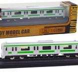 Metallmodell eines Eisenbahnwagens 1:48 – silbern