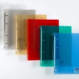 Ordner PP A5 mit 4-Ring-Mechanik Lines