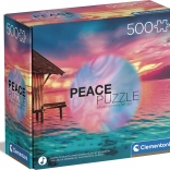 Puzzle 500 Stück CLEMENTONI Peace – Living the Present