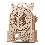 Ugears 3D mechanisches Holzpuzzle dekorativer Wecker