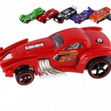 Set aus 6 Rennwagen, Metall und Kunststoff, 8 cm, Freilauf