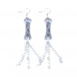 Ohrringe in Knochenform im gotischen Stil für Halloween