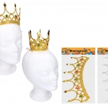 Karnevalkrone in Gold/Silber