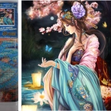 Diamantmalerei Schmetterlingskönigin 30x40cm