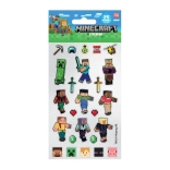 glitzernde Minecraft-Aufkleber – 25 Stk.