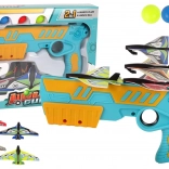 Kugel- und Flugzeugspielzeug Pistole 2in1