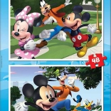 Puzzle Mickey und Freunde 2x48 Teile