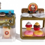 Kinderspielzeug Café mit Kaffeemaschine und Gebäck