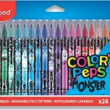 Maped Filzstifte Color'Peps Monster, 24 Farben