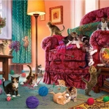 Puzzle ANATOLIAN Freche Kätzchen – 500 Teile