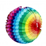 Runder Papierlampion 15 cm