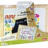 Jeujura multifunktionale Magnet-Wandtafel aus Holz 58 × 45 cm