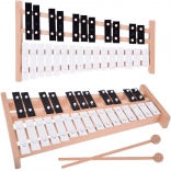 Chromatische Holz-Glockenspiele 27 Töne mit Schlägeln